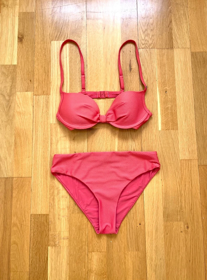 Bikini SHORT STORIES Badeanzug Swimwear Women, Coralle/Rot, Gr. 38 Cup B