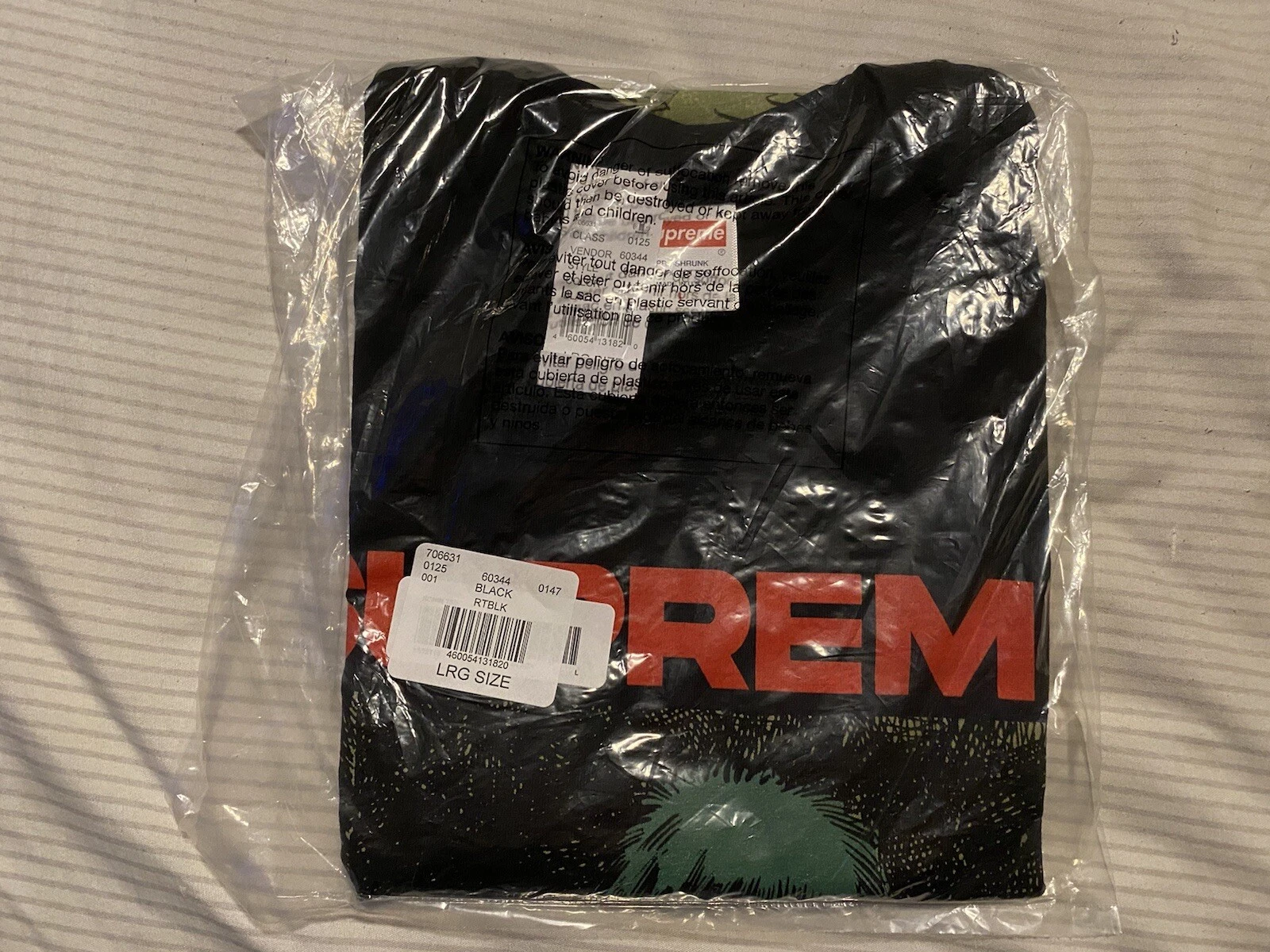 Tee shirt ronin noir Supreme SS23T10 taille grande