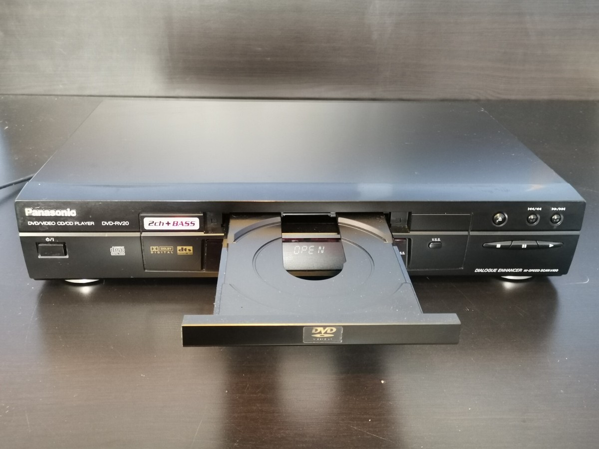 PANASONIC DVD/CD PLAYER DVD-RV20 - No Remote | eBay UK