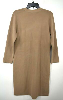 Club Monaco Tabac Ribbed Sweater Dress in Size M