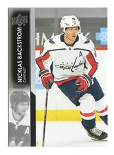 2021-22 Upper Deck 187 Nicklas Backstrom Washington Capitals Card