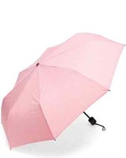 VICTORIA'S SECRET 2025 COMPACT UMBRELLA ICONIC STRIPE PINK WHITE PORATABLE NWT