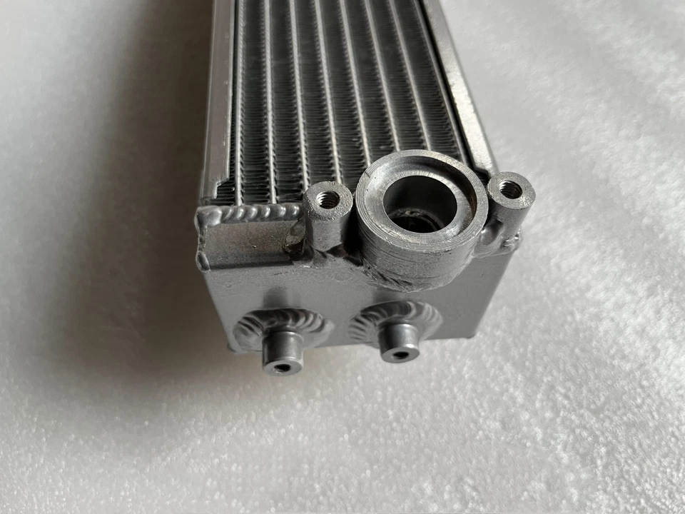 Fit Porsche 968 3.0; 3.0 Turbo S 1991 - 1995 aluminum oil cooler 94420730901 - Image 4 of 4