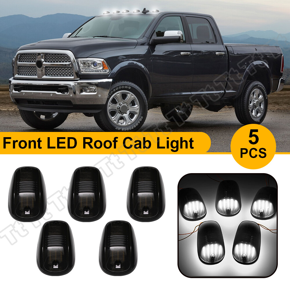 Copertura Luci A Cupola Per Interni Dodge Ram 1500-3500 (2002-2010) - Kit Con Lenti E Lampadine LED Bianche - Sostituisce 5183271AA - 2