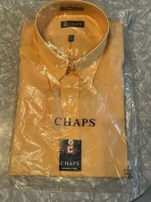 CHAPS Men's Dress Shirt NWT Long Sleeve, XLARGE, 17 - 17.5 in, 34/35