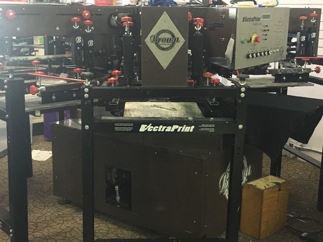 Brown Screen Printing Press - Electra Print Stealth Series for sale online
