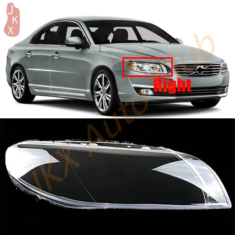 For Volvo S80 2007 2016 Right Side Front Headlight Clear Lens