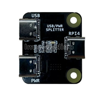 Type-C Power Splitter Power Distributor for Raspberry Pi 4 USB One-in-Two Module