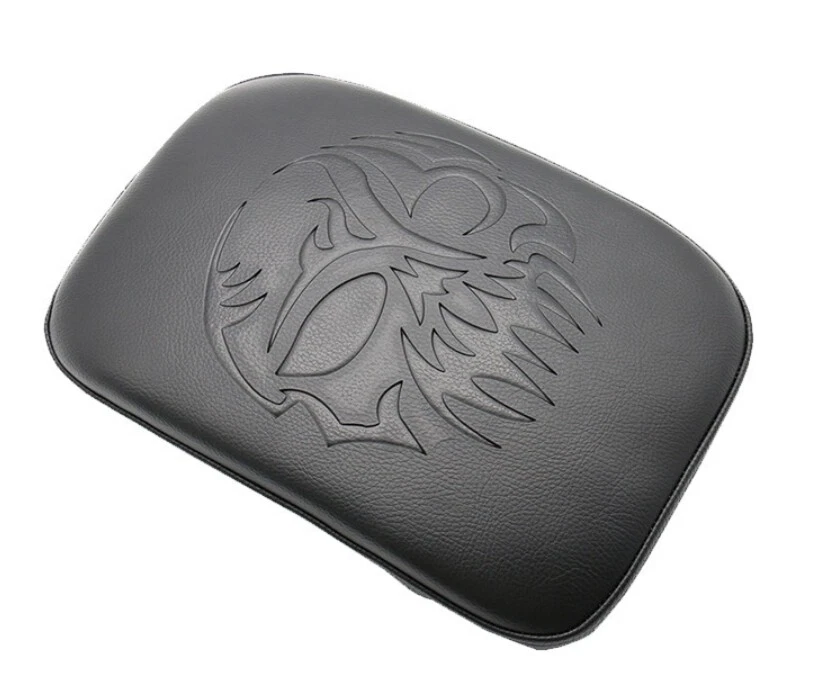 Motorcycle Skull Passenger Seat Pad Pillion 8 Suction Cups For Harley US - Imagem 2 de 4