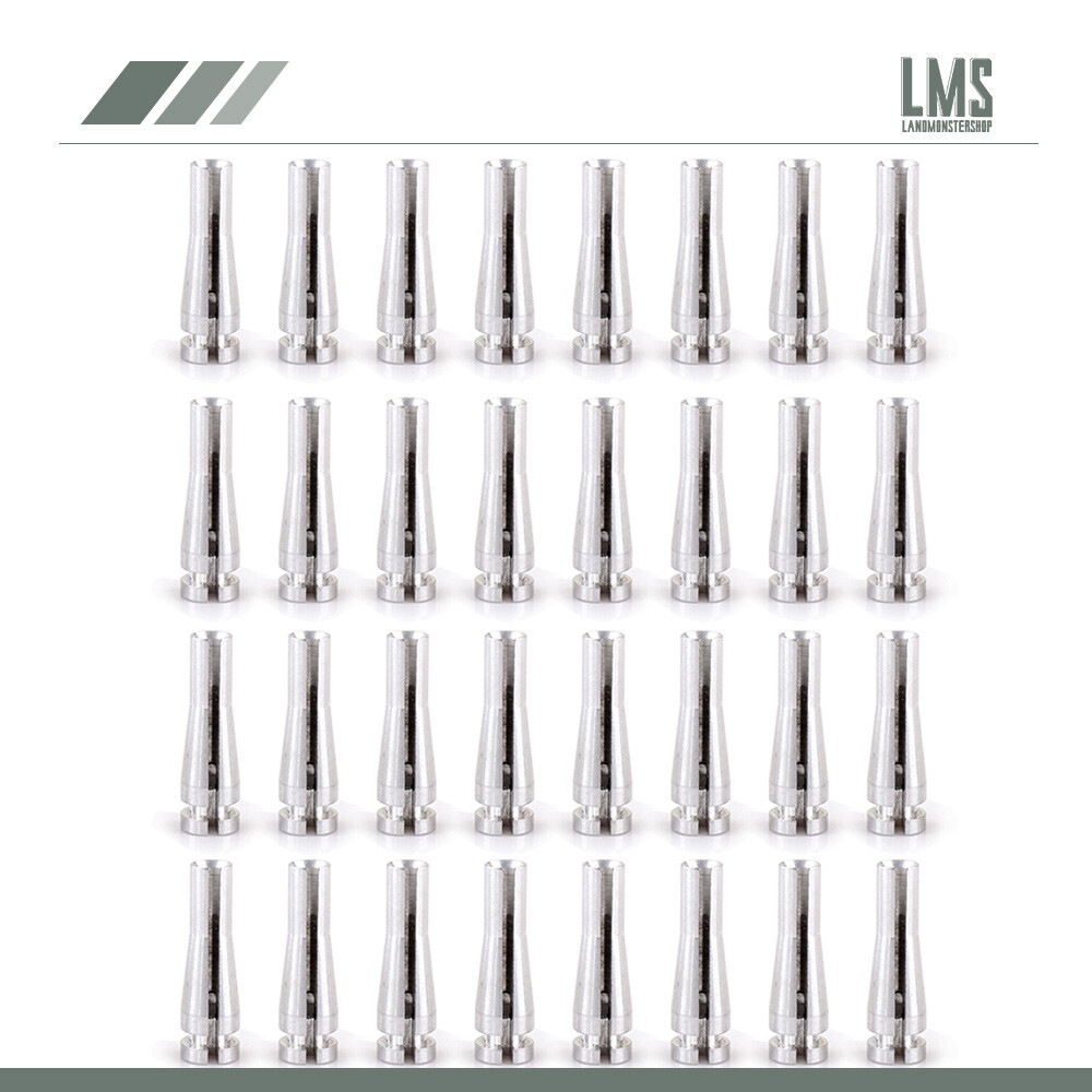 32x Kit de reparación de cables de cierre de manija de puerta cromados para camioneta Ford Ranger F150