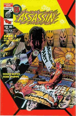 13 Assassin # 5 (# 1 of 4) (game included) (TSR Inc. USA, 1990)