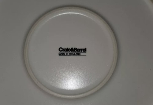 Crate and Barrel BRIO Blue Dinner Plates Plate Set Of 4 11" Diameter Quality - Picture 6 of 7