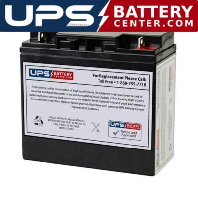 Delta HR 12-18 12V 18Ah F3 Replacement Battery