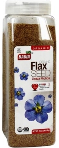 BADIA - Flax Seed Ground (ORGANIC) 16 oz (4 PACK) - Semilla de Linaza Molida - Picture 1 of 6