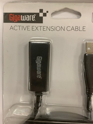 16ft (4.87 M) Black USB 2.0 Extension Cable USB-A Male to USB-A Female port Cord - Picture 2 of 12