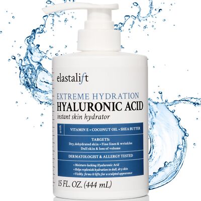 15 Fl Oz Hyaluronic Acid Skin Moisturizer Cream for Youthful Hydrated Skin