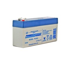 8 Volt, 3.2 Ah Sealed Lead Acid Rechargeable Battery SLA-8V3-2 