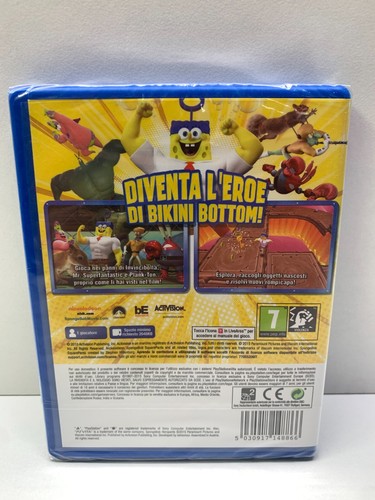 SPONGEBOB HEROPANTS - SONY PSVITA - NUOVO SIGILLATO PAL VERSION NEW SEALED - Imagen 2 de 9