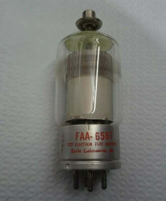 ITT Electron FAA-6587 Vacuum Tube Triode Transmitting Amplifier TV JAN 805 USA