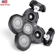 5-Head Shaver Blade For Razor Replacement Rotary 4D Cutter Heads Beard Cleaning