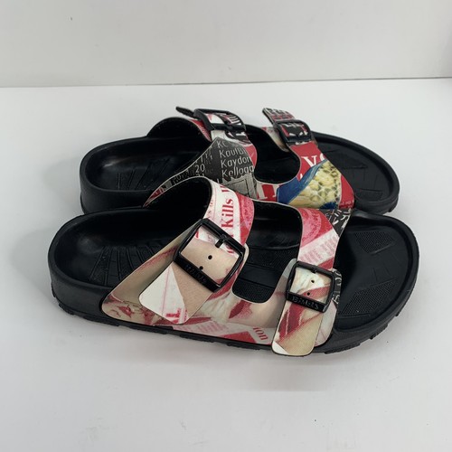 Vtg Birkenstock Birkis colorful waterproof 2 strap slide sandals size 37/  6.5-7 | eBay