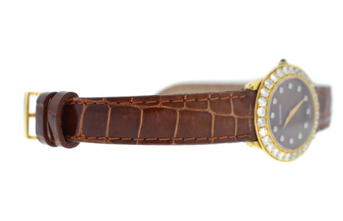 Tourneau Super Oro CA4138-BR Ladies Diamond 34 Grams 18K Yellow Gold Quartz 28MM - Picture 9 of 11