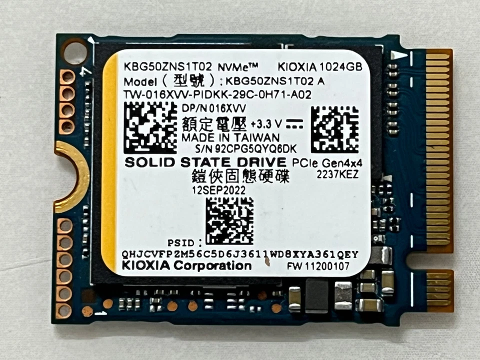 Kioxia BG5 256GB 512GB 1TB M.2 2230 NVMe PCIe Gen4 x 4 Steam Deck Surface Laptop - Image 4 of 4
