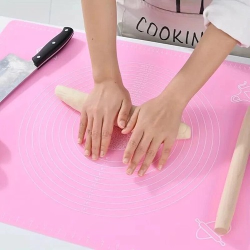 2x Baking Mat Non Stick Silicone Large Pastry Kneading Rolling Fondant CakeDough - Picture 68 of 107