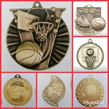 Basketball Medals with Ribbons, awards