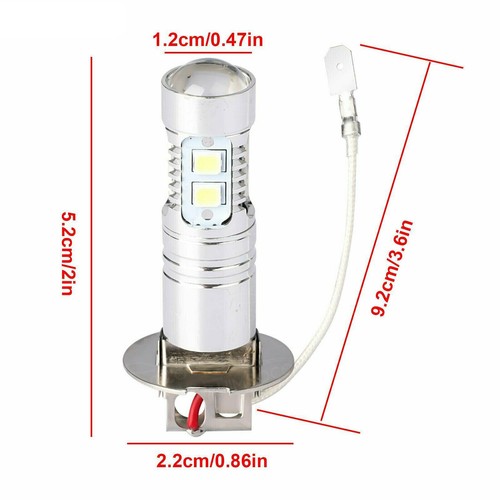 6Pcs 6000K 9005 9006 H3 LED Headlights Hi/Lo Beam Fog Light 8000LM Combo Kits - Picture 17 of 19