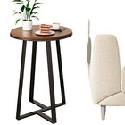 Walnut Black End & Side Table Tables