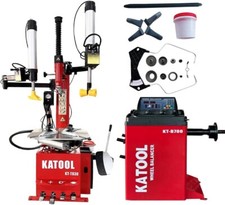 2.0hp Tire Changer Bead Blaster Wheel Balancer Machine Combo Kt-t830kt-b700