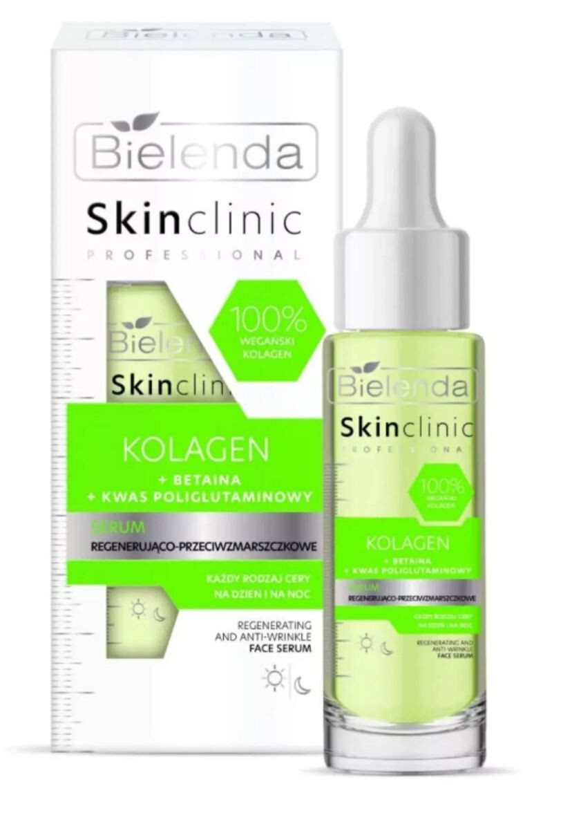 Bielenda Skin Clinic  Collagen Serum regenerating/anti-wrinkle, day/night 30ml