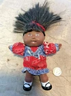 Cabbage Patch Doll 4 1/2 in. Dressed Vintage Mattel 1995 soft body signed