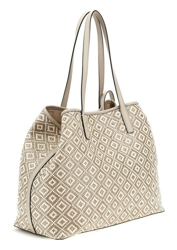 Borsa porta utensili Guess Vikky II Large tote shopper borsa a tracolla tortora nuova - Foto 2 di 3