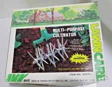 NEW Multi-Purpose Cultivator Stainless Steel Garden Rotary Tiller -NOB