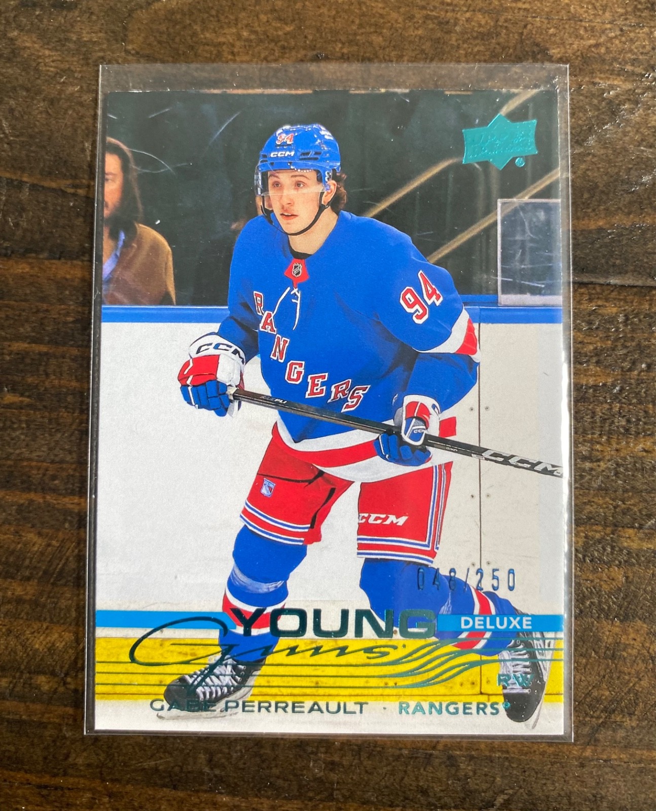 2025-26 Upper Deck Young Guns Deluxe #202 GABE PERREAULT SP Rookie Card /250 !!