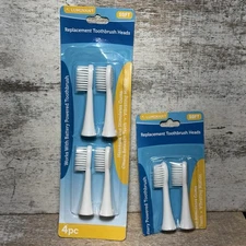 LUMINANT Replacement Toothbrush Heads SOFT Massage, Stimulates Gums 6 Counts New