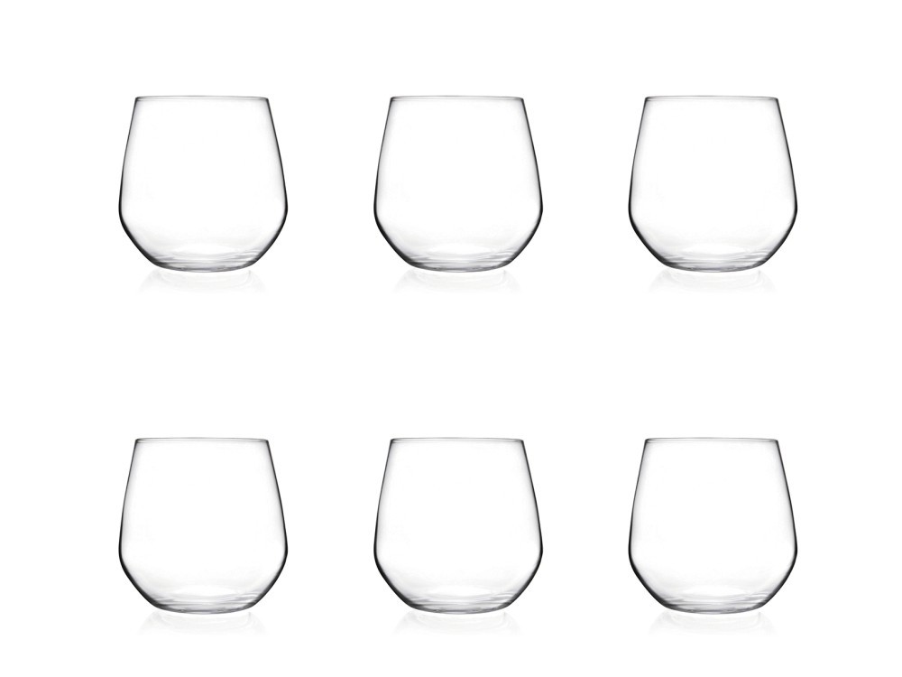Pack Of 6 Dof Air Transparent Glasses, 38Cl
