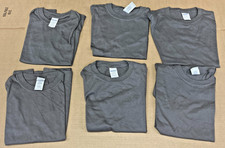 Lot of 6  Gildan Youth Short Sleeve Plain Basic T-shirt  16" Armpit To Armpit