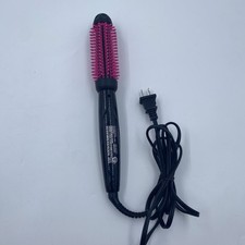Revlon Heated Silicone Brush RVIR3034 Curling Iron 1 Barrel 430 F Tested Works