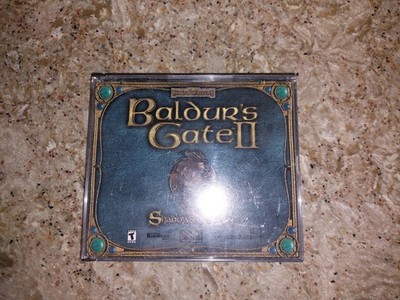 Baldur's Gate 2 II: Shadows of Amn (PC, 2000) 4 Disc Set Complete