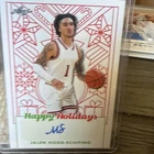 Leaf 2023 Holiday Packs Happy Holidays Jalen Hood-Schifino Indiana #BA-JHS Auto
