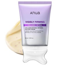 Crema refinadora de retinol de colágeno ANUA GUA SHA, crema para el cuello para levantar y reafirmar