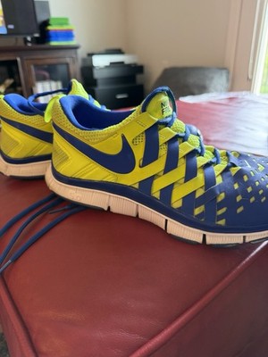 Nike Free 5.0 Trainer US Size 9 (Blue/Yellow)