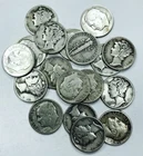 *MIXED DATE MERCURY & ROOSEVELT DIME LOT* *18 TOTAL COINS* NR #G4209