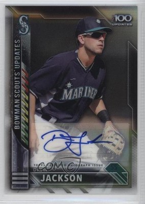 2016 Bowman Chrome Scout's Top 100 Updates 119/199 Drew Jackson #BSU-DJ Auto fm0