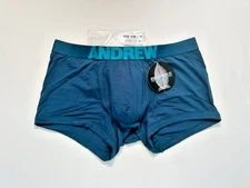 Andrew Christian  Size L  Modal/Rayon FLY Boxer Briefs - Dark Teal - Roomy Pouch