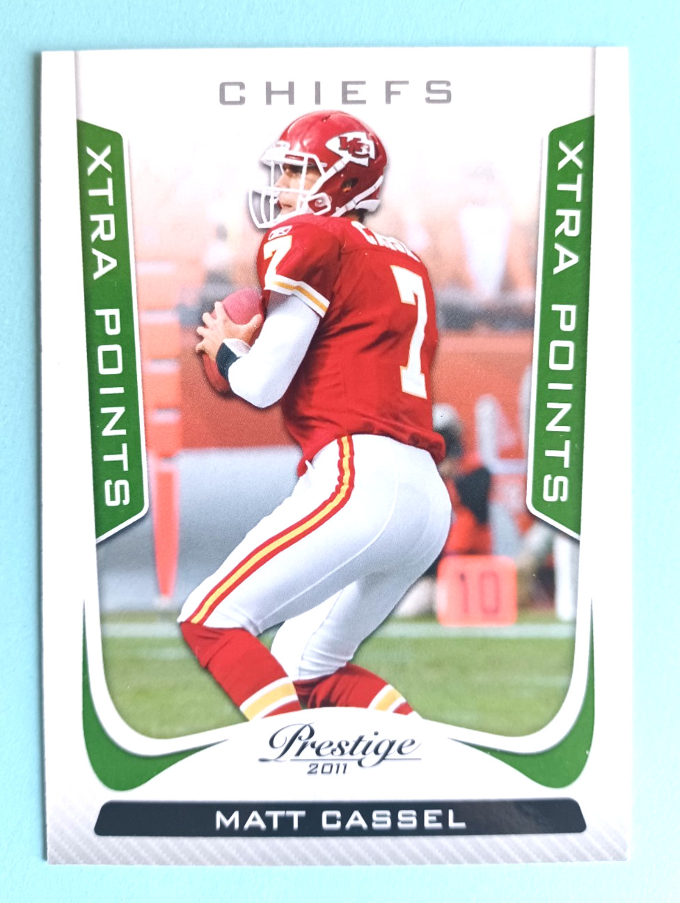 2011 PANINI PRESTIGE MATT CASSEL #99 XTRA POINTS #10/25 KANSAS CITY CHIEFS
