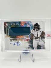 2021 Panini Origins Travis Etienne Jr. Rookie Auto Jersey RPA Jacksonville